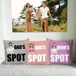 Henkilökohtainen Cool aurinkolasit sarjakuvahahmo merkki heittää tyynyn kansi nimi Home Decor syntymäpäivä Housewarming lahja perheelle