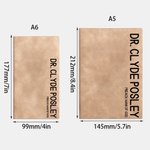 Personalized Bold Text Journal Notebook with Name and Text Appreciation Teacher’s Day Gift for Teachers