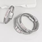 Personalized Engraved 1-12 Name Blocks Men's Bracelet Minimalist Jewelry Birthday Anniversary Gift for Dad Grandpa