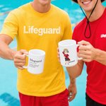 Personalized Funny Quote Cartoon Lifeguard Character Ceramic Mug with Name Daily Use Appreciate Birthday Lifeguard Gift for Lifeguards