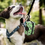 Porte-sac à crottes pour chien multicolore personnalisé avec 1-3 Portrait d'animal Activités de plein air Cadeau d'anniversaire pour le propriétaire d'un animal de compagnie