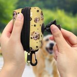 Porte-sac à crottes pour chien multicolore personnalisé avec 1-3 Portrait d'animal Activités de plein air Cadeau d'anniversaire pour le propriétaire d'un animal de compagnie