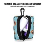 Porte-sac à crottes pour chien multicolore personnalisé avec 1-3 Portrait d'animal Activités de plein air Cadeau d'anniversaire pour le propriétaire d'un animal de compagnie
