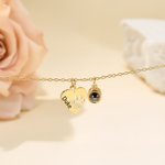 Gepersonaliseerde Hart Paw Projectie Ketting met Gegraveerde Naam Verlies Huisdier Herdenkings Sieraden Verjaardagscadeau voor Huisdier Liefhebbers Eigenaren