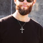 Personalisierte Kreuz Name Halskette zierlich Schmuck Taufe Gebet Tag Geschenk für Frauen Christian