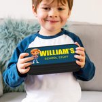 Gepersonaliseerde 3D Cartoon Character Double-Layer Waterdichte Pencil Case met Naam en Tekst School Supply Verjaardag Terug naar School Gift voor Jongens Meisjes