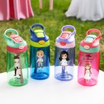 Bouteille d'eau personnalisée avec nom et date Cadeau de mariage pour les filles d'honneur Porteurs d'anneaux