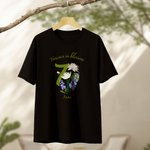 Personalizada Nacimiento Flor Insecto Camiseta con Nombre y Texto Accesorios de Viaje Diario Aniversario Cumpleaños Regalo para Mujeres