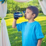 Bouteille d'eau personnalisée avec nom et date Cadeau de mariage pour les filles d'honneur Porteurs d'anneaux
