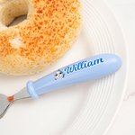 Personalized Cute Animal Food-Grade Stainless Steel Name Spoon Fork 2 Pcs Cutlery Set with Case Birthday Back to School Gift for Toddler Kid