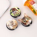 Personalized Pet Character Photo Stethoscope ID Tag Nurses Week Graduation Thanks Gift for Doctor Nurse Medical Students