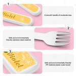 Personalized Cute Puppy Fantasy Unicorn Animal Safe Stainless Steel Kid’s Fork Spoon Knife 3 Pcs Cutlery Set with Name and Case Birthday Gift for Kids