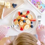 Gepersonaliseerd Schattig Cartoon Kind Veilig Roestvrij Staal Vork Lepel Mes 3 Stuks Bestek Set met Naam en Etui Terug naar School Verjaardagscadeau voor Kinderen