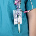 Personalisierter Geburtsblume Glitter 4-in-1 Kugelschreiber mit Namen Woche der Pflegekräfte Geburtstagsgeschenk für Krankenschwestern Lehrer