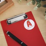 Lápiz personalizado lindo Apple Doodle alfabeto Etiquetas engomadas con el nombre de la Semana de Apreciación Maestro Regalo del Día del Maestro para el Estudiante Maestro