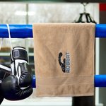 Gepersonaliseerde Bokshanddoek 100% Katoen met Geborduurde Naam Sportief Goed Training Verjaardagsgeschenk voor Boksers