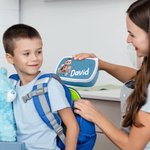 Henkilökohtainen 3D-sarjakuvahahmo Flower Butterfly Food-Grade Safe Lunch Box nimellä Takaisin kouluun Syntymäpäivälahja pojille tytöille