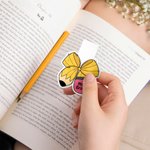 Personalizado de dibujos animados Bow Knot lápiz de cera magnética Bookmark Clip Papelería Día del Maestro Apreciación Regalo para el Maestro