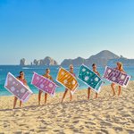 Personalizada Vintage Plaid Daisy Quick Dry Oversized Toalla de playa con nombre Summer Vacation Party Accesorios Birthday Gift for Women