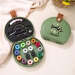 Personalizado Nacimiento Flor Kit de Herramientas de Costura Caja de Almacenamiento con Nombre Accesorio de Viaje Cumpleaños Aniversario Regalo para Amantes de la Costura Madre