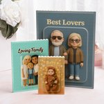 Personalised 3D Effect Photo Character ABS Building Brick Puzzles with Title Room Decor Anniversary Birthday Gift for Family Friends