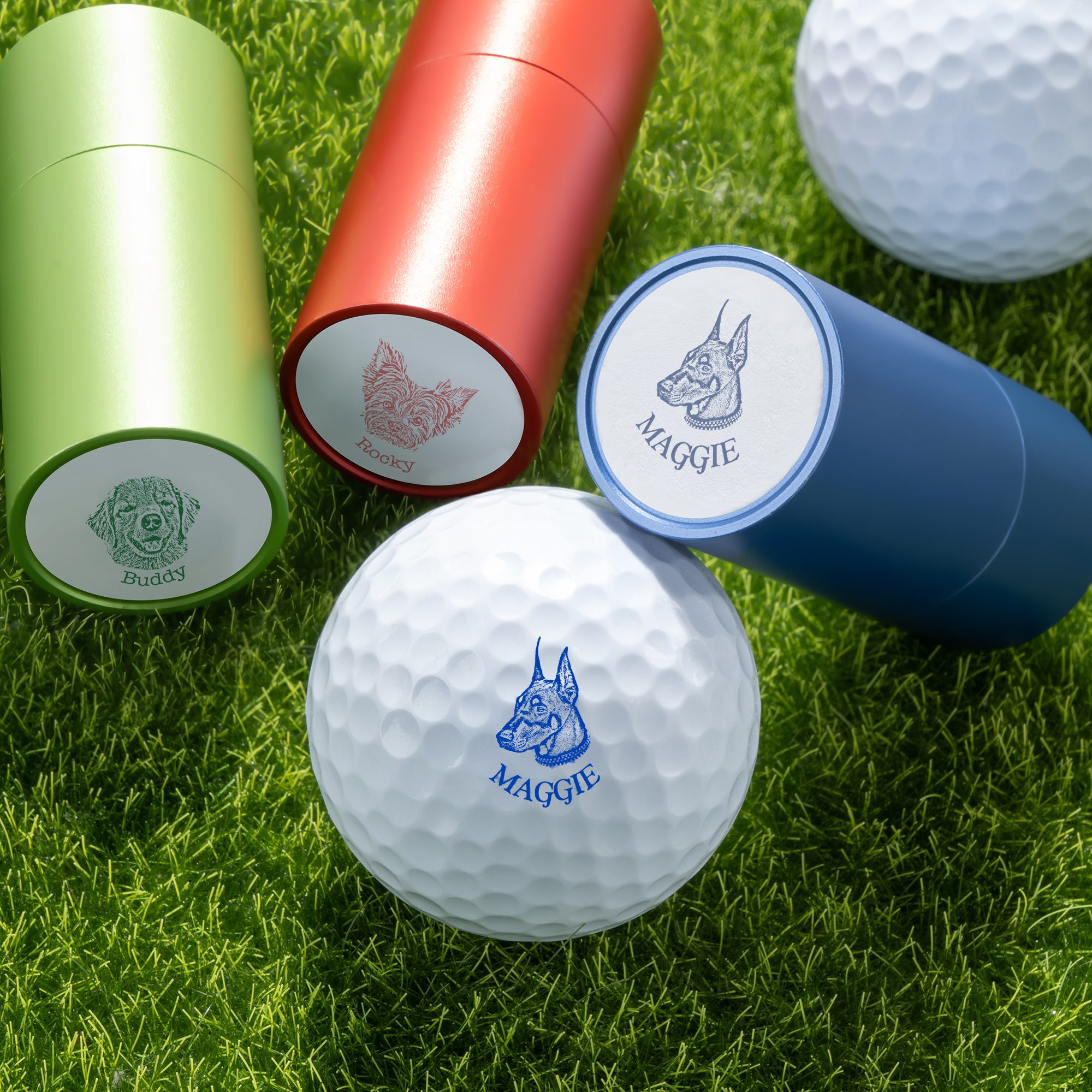 Tampon de balle de golf personnalisé avec marque d'identification de balle Cadeau d'anniversaire pour les joueurs de golf