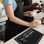 Henkilökohtainen kahvi elementti liukumaton kahvi baarimatto nimi pöydän sisustus avaaminen syntymäpäivälahja barista kahvin ystäville