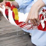 Asciugamano da spiaggia personalizzato con nome Cartoon Lifeguard Quick Dry Attività all'aperto Regalo estivo essenziale per il bagnino