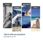 Personalizzato Cartoon spiaggia piscina bagnino asciugare rapidamente asciugamano da spiaggia con nome Estate vacanza anniversario regalo per Lifesaver