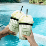 Personalizzato Addio al nubilato Design a strisce Can Cooler Sleeve con nome Località e data Spiaggia Addio al celibato Regalo per gli amici Besties