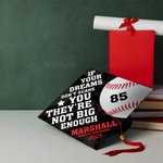 Personalised Basketball Soccer Sports Graduation Cap Topper Decoration with Name School Name and Year Graduation Gift for Graduates Sports Lovers
