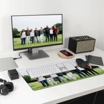 Personalized Photo Design Non-Slip Desk Mat Mouse Pad Office Supplies Birthday Gift for Employees Family Friends