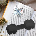 Personalizado de dibujos animados Bow Knot lápiz de cera magnética Bookmark Clip Papelería Día del Maestro Apreciación Regalo para el Maestro