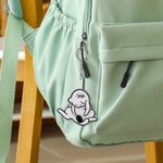 Porte-clés personnalisé en 3D drôle de chat rotatif avec nom Cadeau d'anniversaire anti-stress pour les amoureux des chats