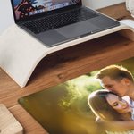 Personalized Photo Design Non-Slip Desk Mat Mouse Pad Office Supplies Birthday Gift for Employees Family Friends