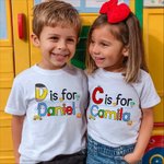 Personalisierte niedlichen Bleistift Apfel Notebook Design anfängliche Kind T-shirt Sweatshirt mit Namen zurück zu Schule Geburtstag Geschenk für Jungen Mädchen