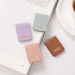 Personligt läderbokmärke med eget namn gravyr magnetisk design födelsedag examen present för bokälskare bokorm