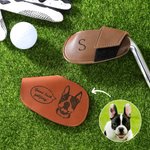 Personalized Leather Pet Cheering Golf Head Covers