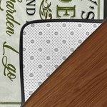 Personalised Flower Garden Cartoon Character Durable Doormat with Name Birthday Housewarming Gift for Gardening Lovers