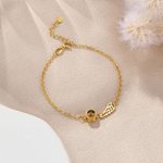 Personalized Angel Wing Projection Photo Bracelet with I Love You in 100 Languages Memorial Gift for Loss of Loved One