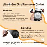 Personalized Angel Wing Photo Projection Necklace Dainty Jewelry Anniversary Birthday Mother's Day Gift for Women