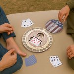 Personalised American Flag Design Portable Wooden Cribbage Board with Pegs and Poker Camping Outdoor Activities Birthday Gift for Cribbage Lovers