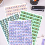 Henkilökohtainen Söpö Dinosaurus Fantasy Yksisarvinen Vedenpitävä tarra nimi Koulutarvikkeet Takaisin kouluun Syntymäpäivä Lahja lapsille