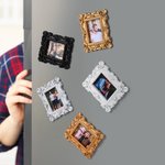 Personalized Vintage Frame Photo Fridge Magnet Home Decor Birthday Anniversary Gift for Family Friend