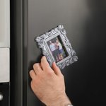 Personalized Vintage Frame Photo Fridge Magnet Home Decor Birthday Anniversary Gift for Family Friend