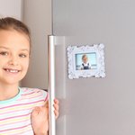 Personalized Vintage Frame Photo Fridge Magnet Home Decor Birthday Anniversary Gift for Family Friend