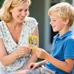 Personalized Ghibli Art Style Photo Poke Game Card with Attack Description and Protective Cover Birthday Anniversary Gift for Family Friends