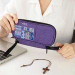 Personalised She Is A Fighter Bible Verses Insulated Insulin Pen Cooler Travel Case with Name Motivational Gift for Women Diabetics