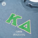 Maglietta personalizzata con lettere greche ricamate, felpa con cappuccio, regalo per i nuovi membri della confraternita per il Bid Day della confraternita丨Callie × Affinity Licensing