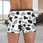 Henkilökohtainen Highland Cow Funny miesten bokseri lyhyt nimi ystävänpäivä vuosipäivä lahja aviomies poikaystävä